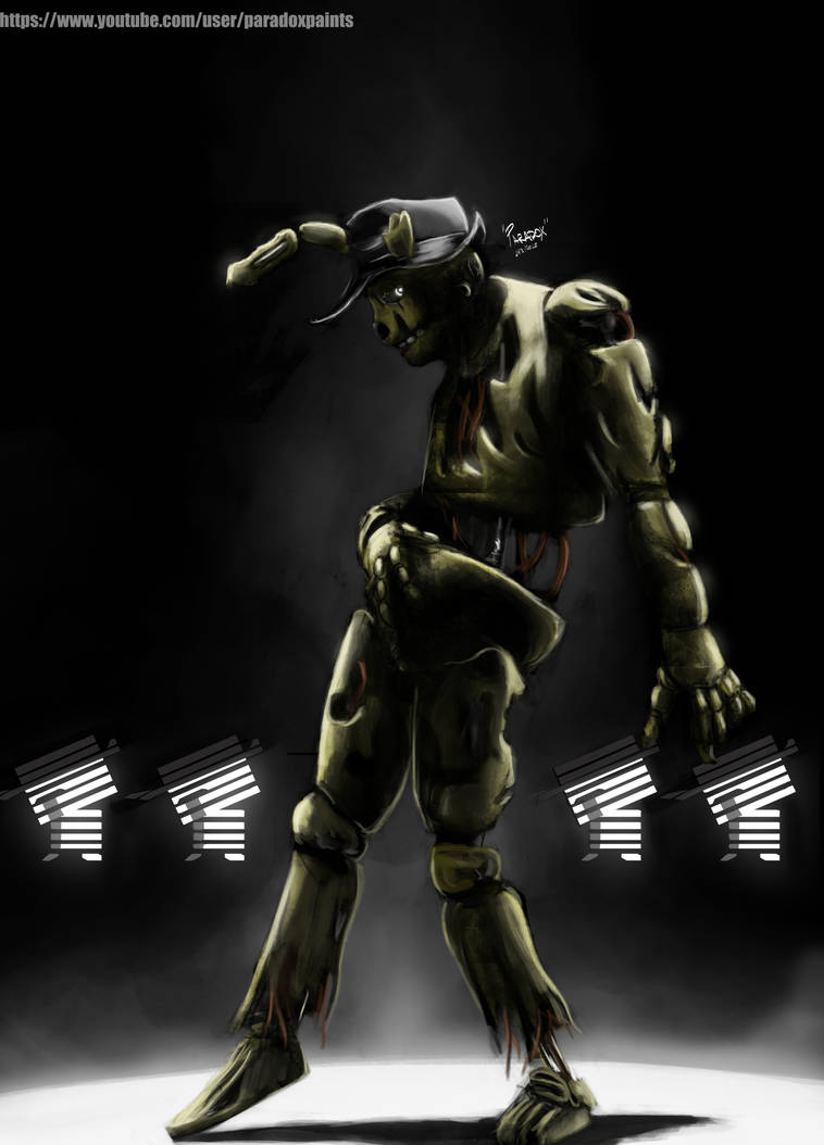 Springtrap dancing to Michael Jackson