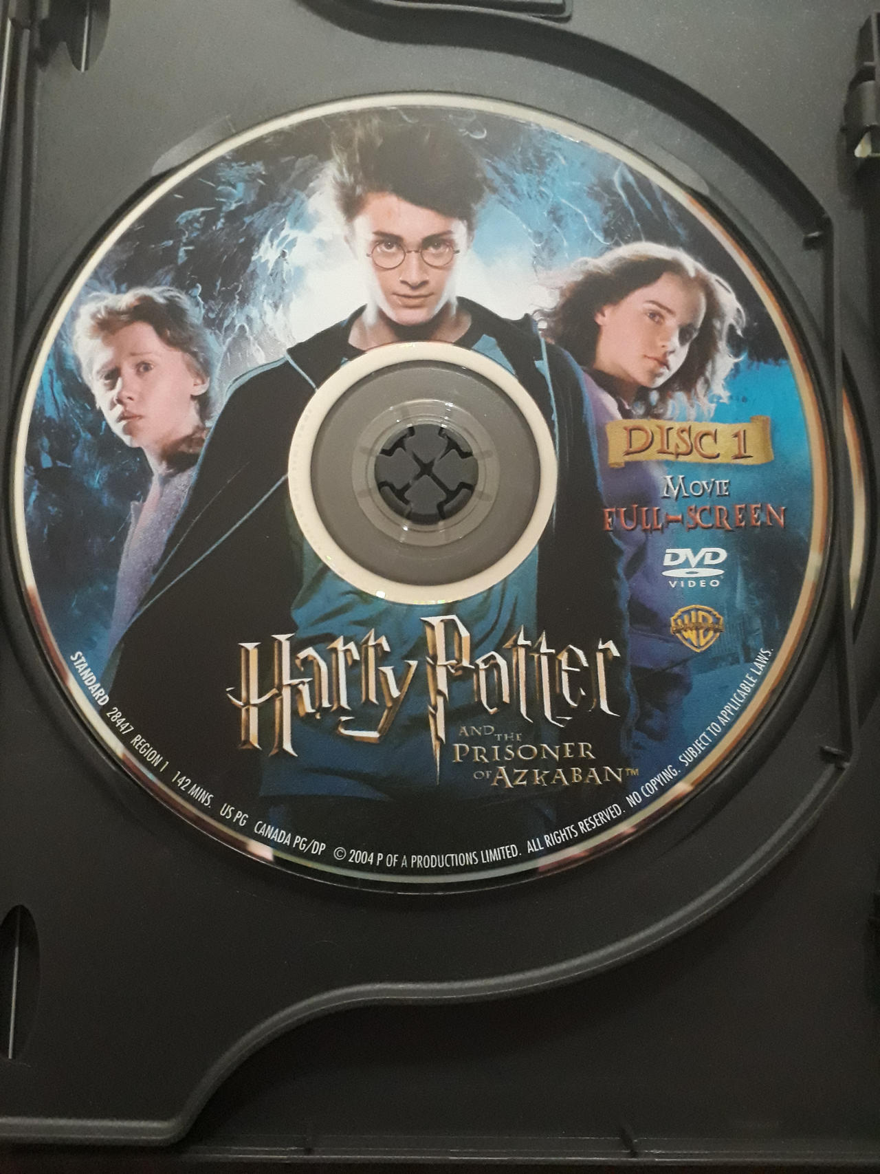 Harry Potter and the Prisoner of Azkaban DVD 
