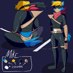 Mike Tauren [ref sheet] by JakkMAU5