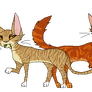 *OLD*[WARRIORS] Squirrelpaw and Leafpaw (MS Paint)