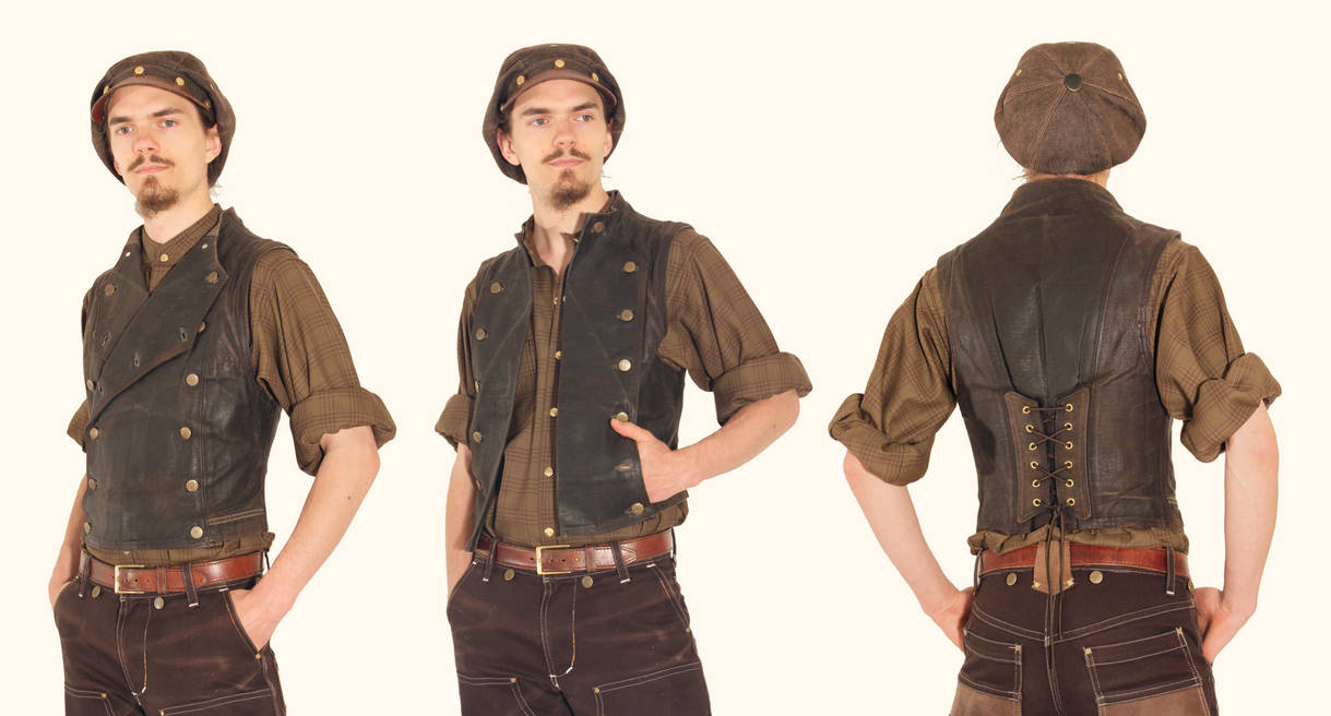 Waxed Journeymans Vest by Marcusstratus