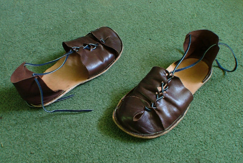 Leather sandals