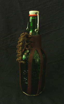 Leather Bottle Sling Duo