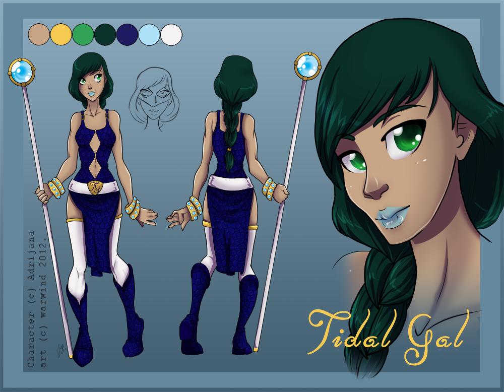 Tidal Gal character sheet