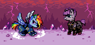 Crystal War Rainbow and Maud