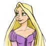 Colored Rapunzel Sketch