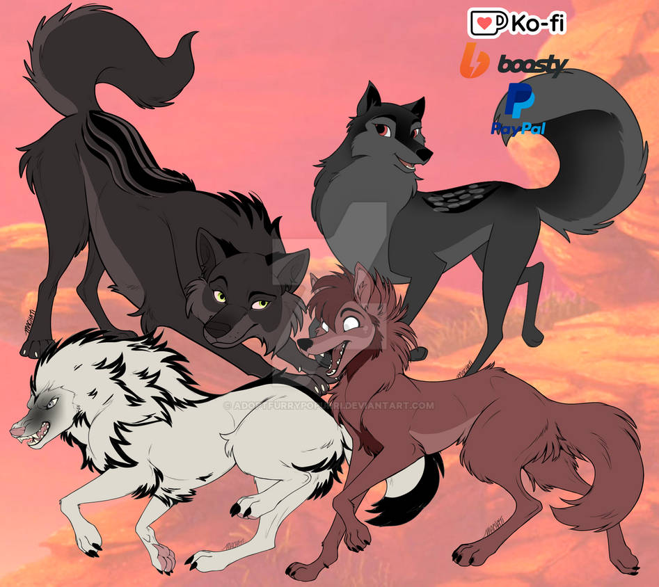 Fanat Wolves Wolves adopt (Open) by AdoptFurryPopurri on DeviantArt