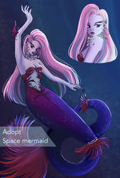 SPACE MERMAID ADOPT [OPEN ] by TinaOoze