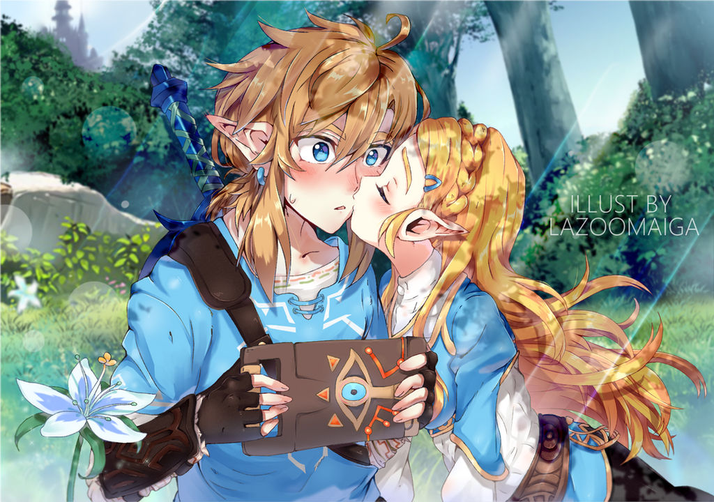 My Hero - Zelda And Link (Botw) By Lazoomaiga On Deviantart
