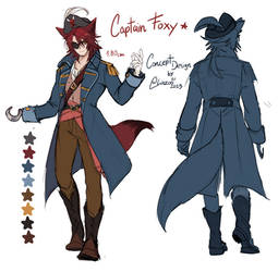 Captain Foxy (conceptual design sketch)