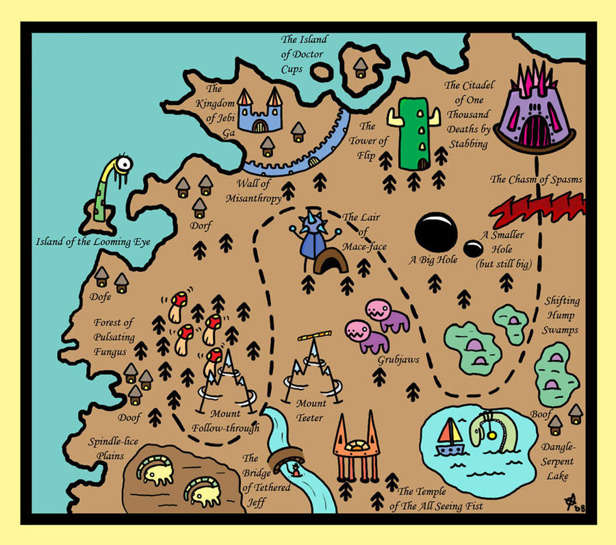 Map.png Deviantart Map by SparkstheComic on DeviantArt