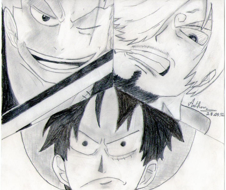 Luffy Zoro Sanji One Piece By Lajambenoire On Deviantart Luffy Zoro Sanji One Piece By Lajambenoire On Deviantart