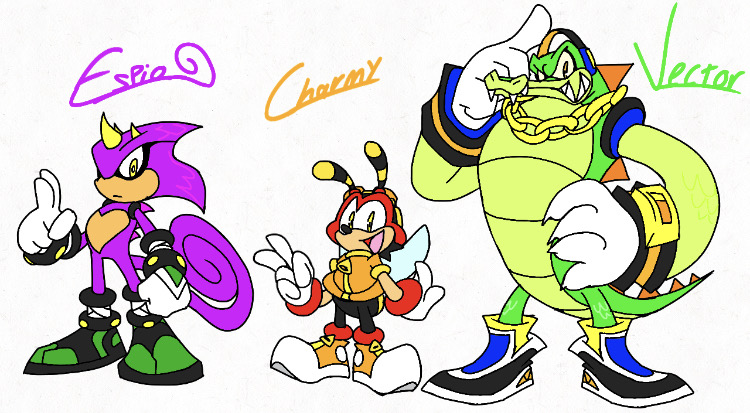 Tales of Sonic: Team Chaotix by WindstarOsprey on DeviantArt