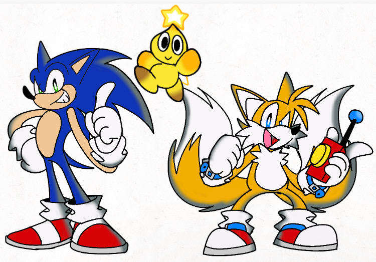 Sonic Tails if they were in Mario Luigi by CalebArtboy15 on DeviantArt