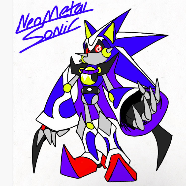 Super Neo Metal Sonic by moodyEquinox on DeviantArt