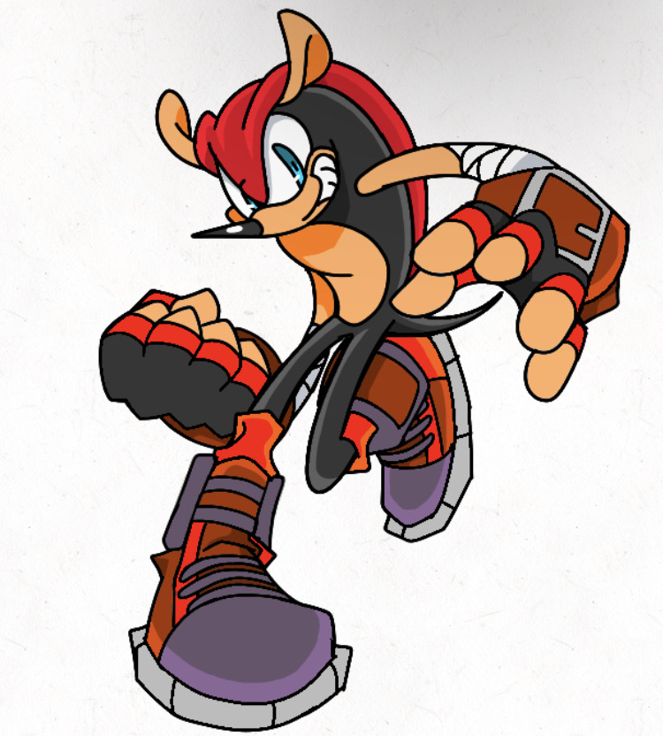 Mighty The Armadillo Character Redesign by XavierRaines on DeviantArt