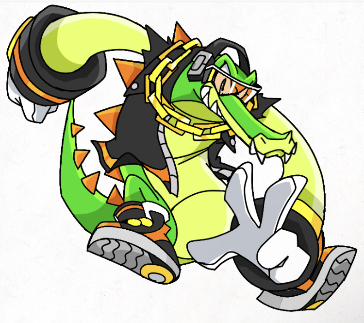 Vector The Crocodile 2023 Art Render (Riders Alt) by CalebArtboy15 on ...