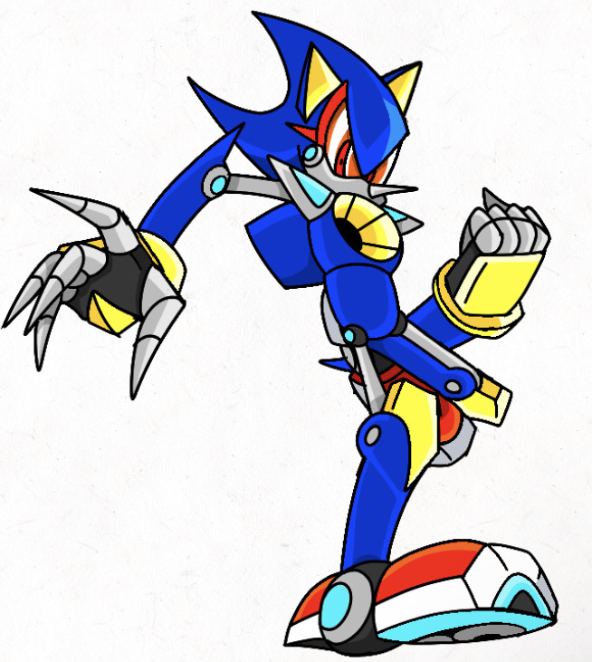 Aura × on X: neo metal sonic color sketch #SonicTheHedgehog #MetalSonic   / X