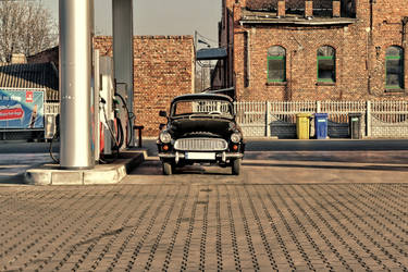 Petrol Station by Abrimaal