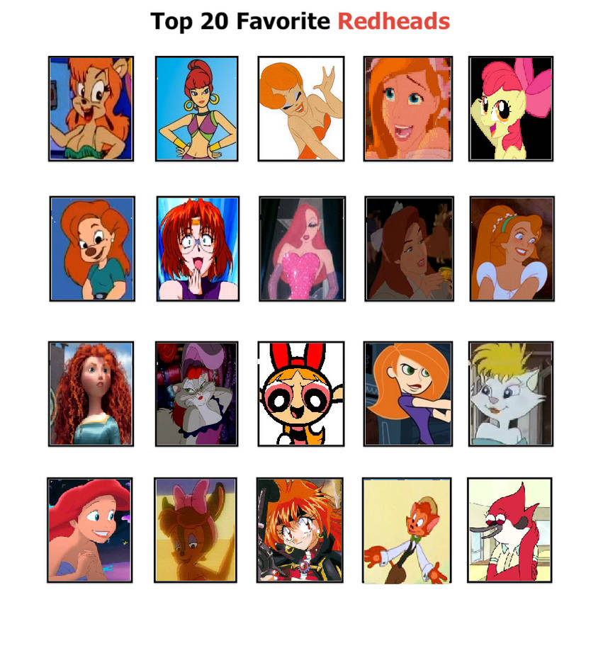 BBangel17's Top 20 Redheads by BBAngel17 on DeviantArt BBangel17's Top 20 Redheads by BBAngel17 on DeviantArt