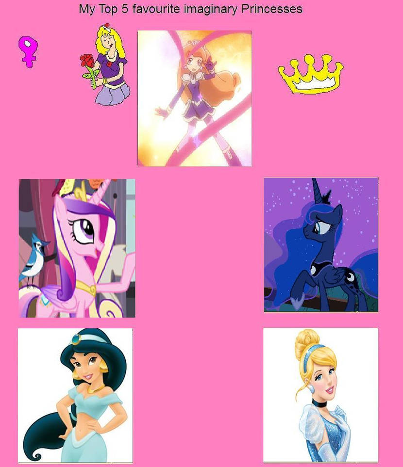My Top 5 Imaginary Princesses by BBAngel17 on DeviantArt