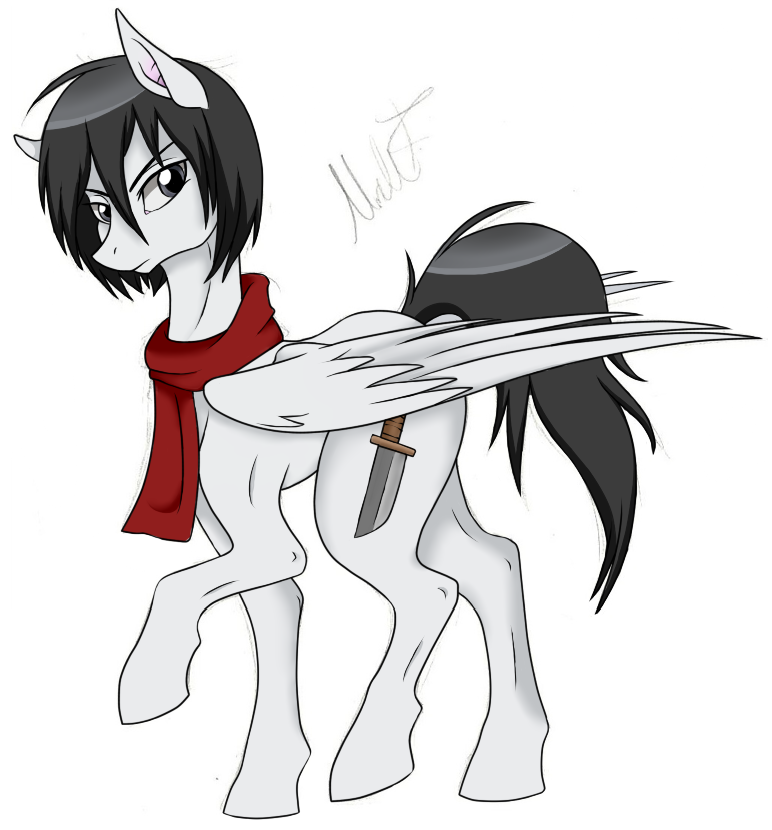 Mikasa Ackerman Pony