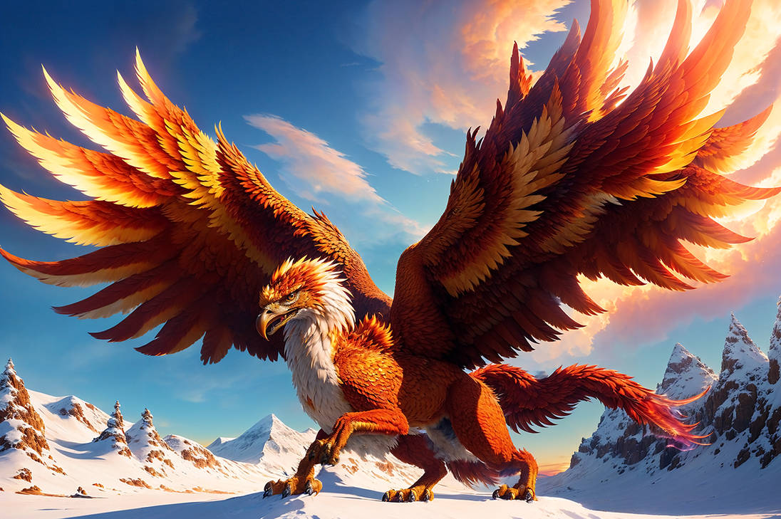 The phoenix gryphon by monsieuralex974 on DeviantArt
