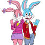 They're Babs and Buster Bunny