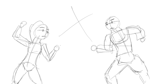 Sword fighting animation rough by DustbunnyPictures on DeviantArt Sword fighting animation rough by DustbunnyPictures on DeviantArt