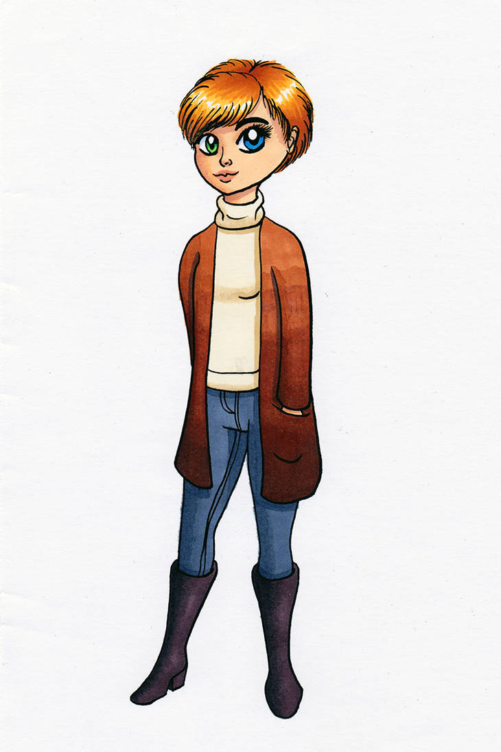 Heterochromia Girl by Chibi-Sugar