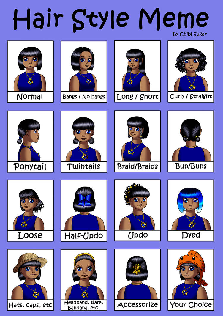 Hair Style Meme Sunila By Chibi Sugar On Deviantart