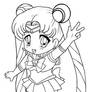 Lineart: Chibi Sailor Moon