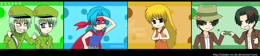 HTF+Anime: Chibis part 2 by AleLizardi on DeviantArt