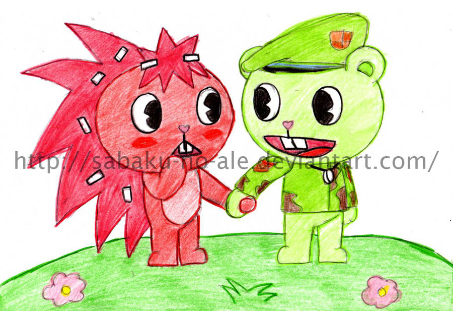 HTF: FlippyxFlaky by AleLizardi on DeviantArt