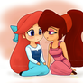 FemSlash+Chibis: Ariel and Meg