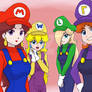 MarioBros: The four princesses