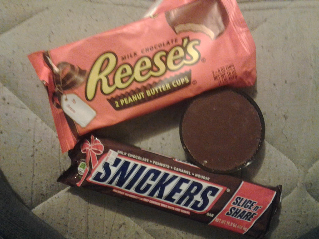 Snickers Reece's 1 Pound each - Snickers and Reese's by LeonPiersLover on DeviantArt