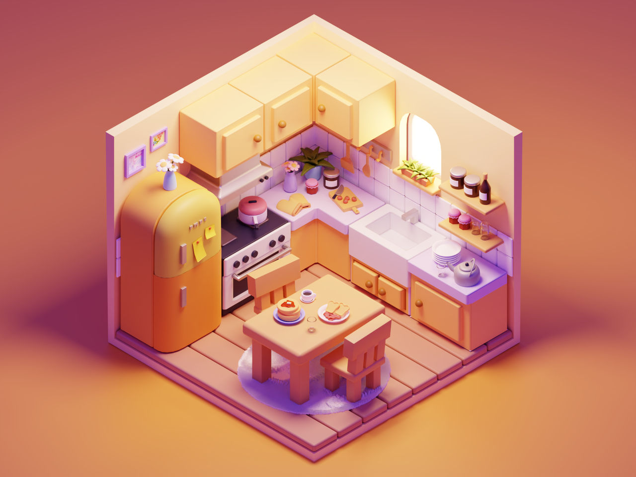 Kitchen by fahstjlps on DeviantArt