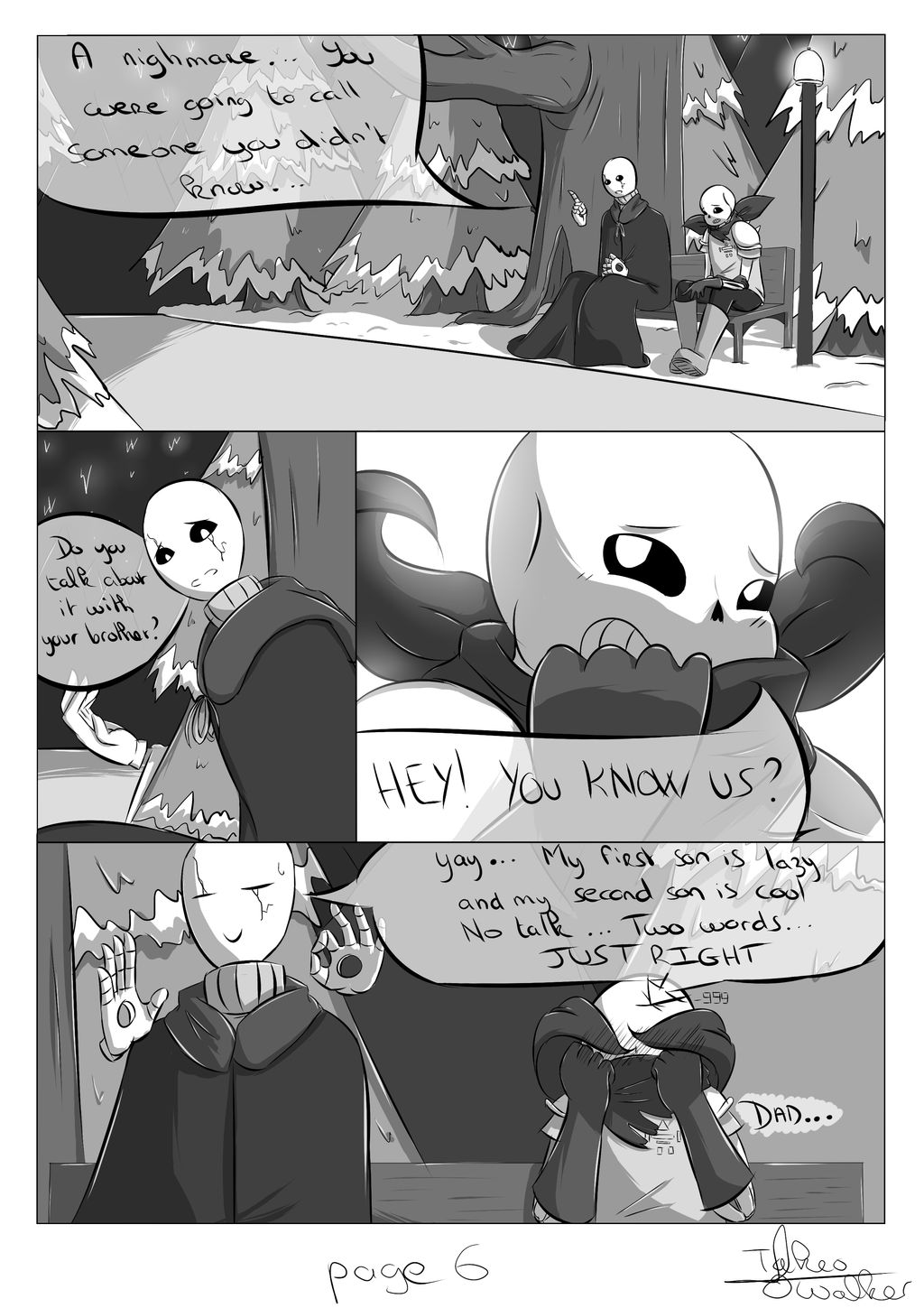Over Rune Au Comic Chapter01 page06 - Undertale AU Comic by Takeowalker on DeviantArt