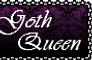 Goth Queen stamp Purple