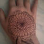 Hand flower