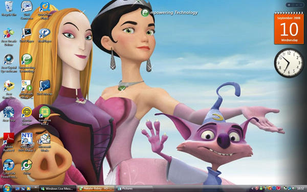 my new desktop by cartoonprincessML on DeviantArt
