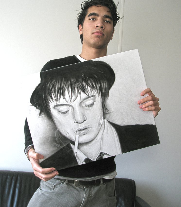 Me and my Pete Doherty drawing