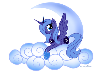 Princess Luna on Cloud number9