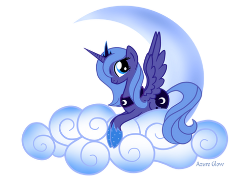 Princess Luna on Cloud number9