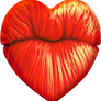 Heart kiss free stock picture large 3000X3141 px