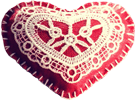 Lace heart 100px