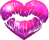 Heart kiss purple 40px