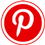 Pinterest icon flat round 45px by EXOstock