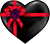 Black heart gift 50px